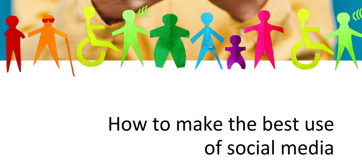 This image is a link to the 'Guide to using social media' pdf.