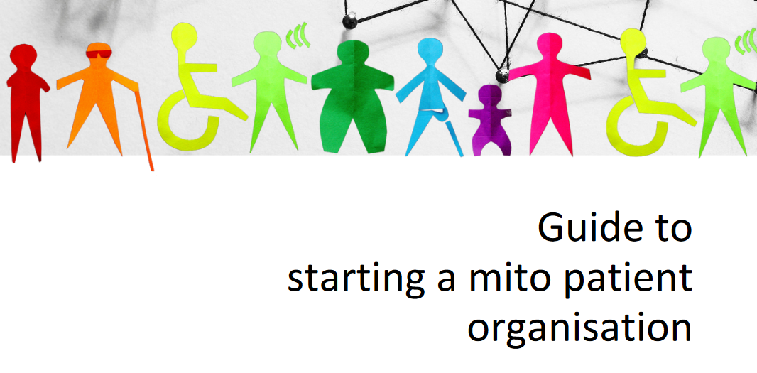 An example of one of our guides - Guide to starting a mito patient organisation.