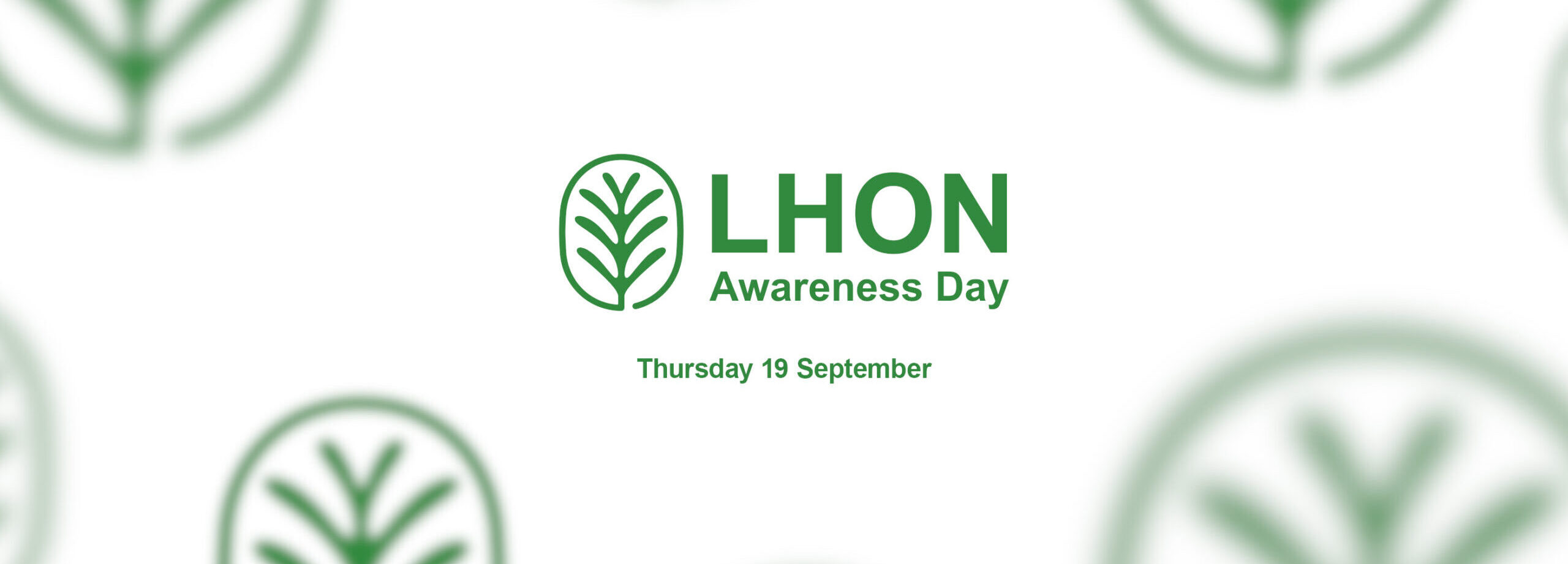 LHON Awareness banner.