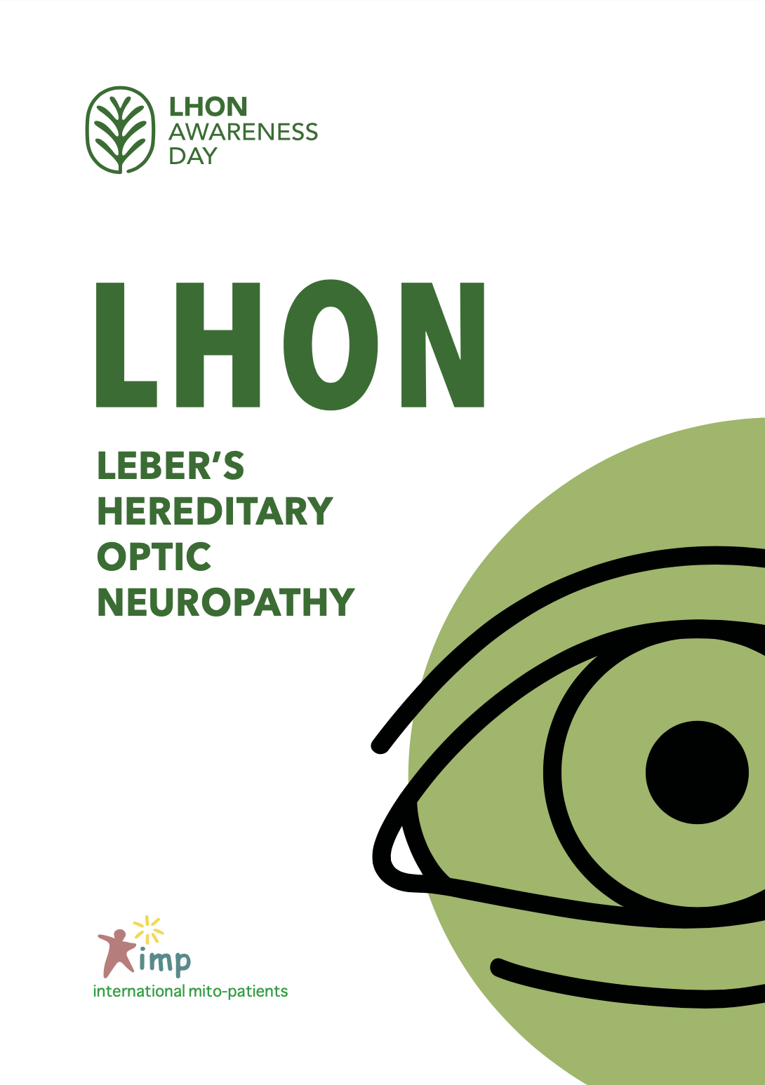LHON (Leber’s Hereditary Optic Neuropathy) poster.